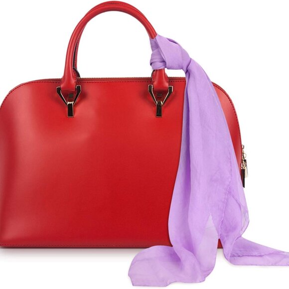 6 Pieces Chiffon Scarf 1950s Square Neck Head Scarfs Vintage Soft Polyester for - Picture 5 of 7